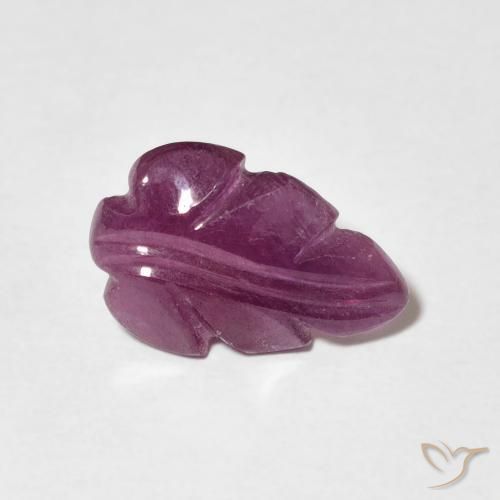 1.86カラットの天然Medium Dark-Purpleルビー、ファンシー、オペーク