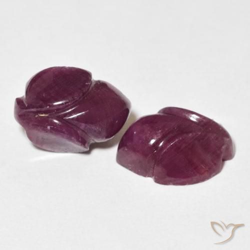 Shop natural 7.42ct ラズベリーレッド ルビー gems, フラワーカット, from マダガスカル at GemSelect. In stock, global shipping!