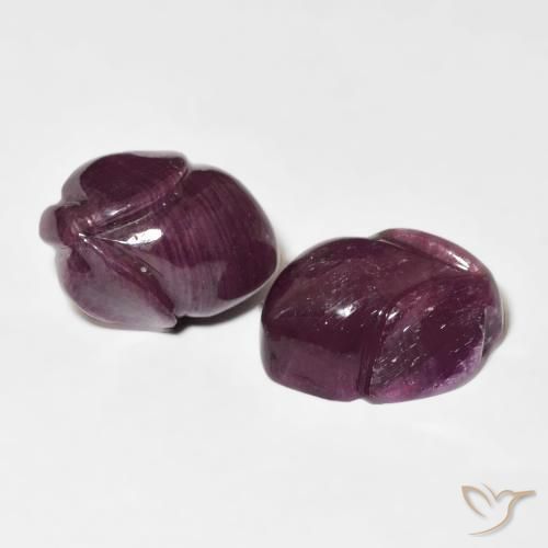 Shop natural 19.48ct ダークレッド ルビー gems, フラワーカット, from マダガスカル at GemSelect. In stock, global shipping!