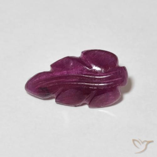 1.35ct 天然 赤みがかったパープル ルビー, ファンシー, オペーク