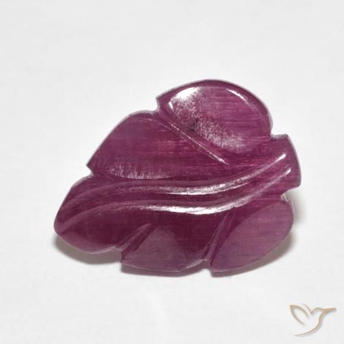 4.38ct 天然 プラムパープル ルビー, ファンシー, オペーク