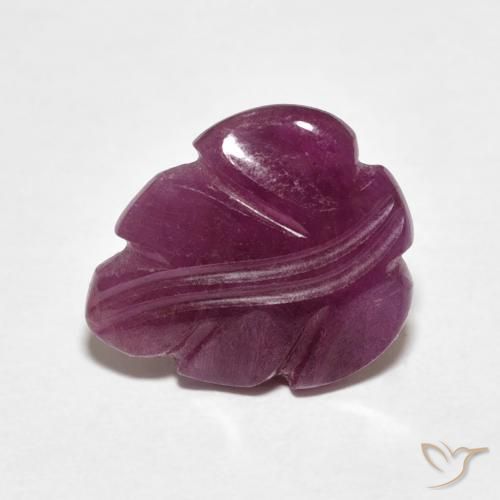3.57ct 天然 Medium Dark-Purple ルビー, ファンシー, オペーク