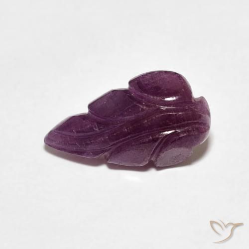 2.37ct 天然 Medium Dark-Purple ルビー, ファンシー, オペーク