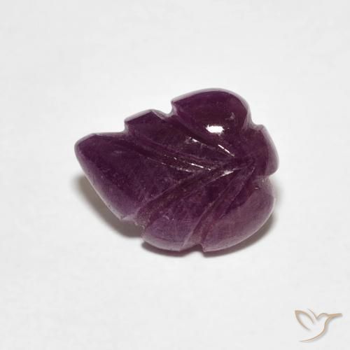 2.15カラットの天然Medium Dark-Purpleルビー、ファンシー、オペーク