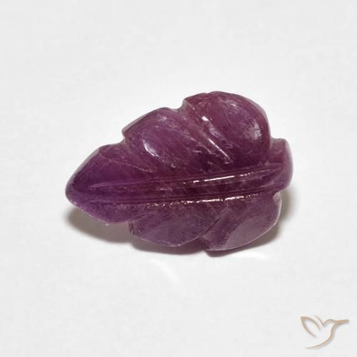2.30カラットの天然Medium Dark-Purpleルビー、ファンシー、オペーク