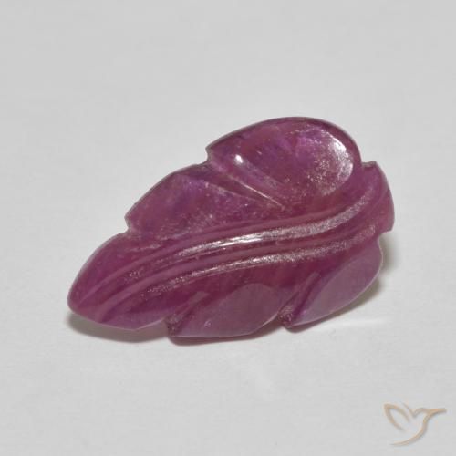 4.07ct 天然 ミディアムパープル ルビー, ファンシー, オペーク