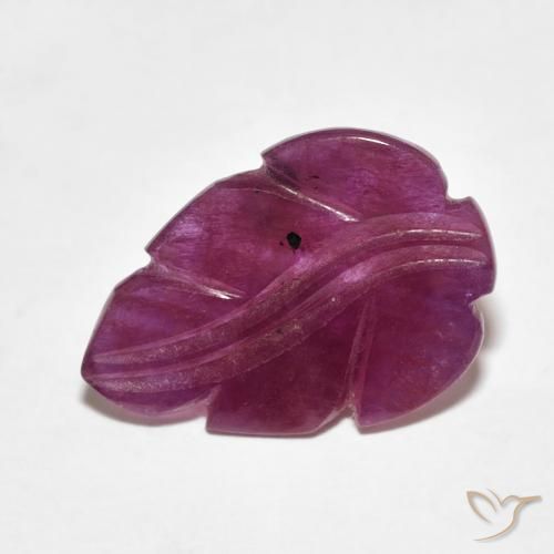2.93ct 天然 Medium Dark-Purple ルビー, ファンシー, オペーク