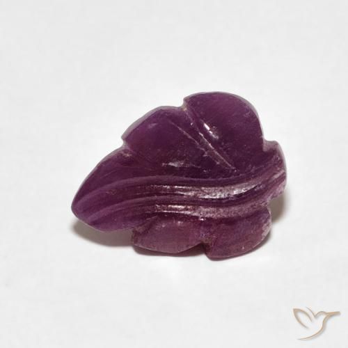 2.78ct 天然 Medium Dark-Purple ルビー, ファンシー, オペーク