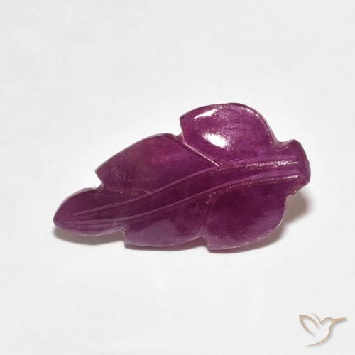 2.74ct 天然 Medium Dark-Purple ルビー, ファンシー, オペーク