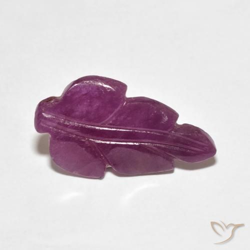 2.74カラットの天然Medium Dark-Purpleルビー、ファンシー、オペーク