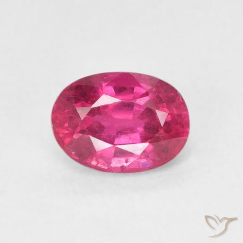 1.31ct 天然 ピンクがかったレッド ルビー, 楕円形, VS