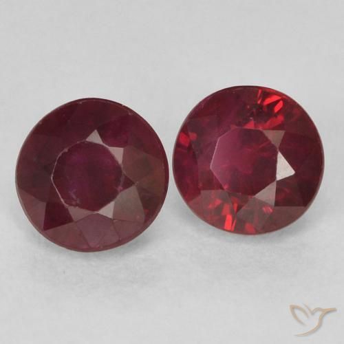 Shop natural 0.73ct ダークレッド ルビー gems, ラウンド, from ミャンマー at GemSelect. In stock, global shipping!