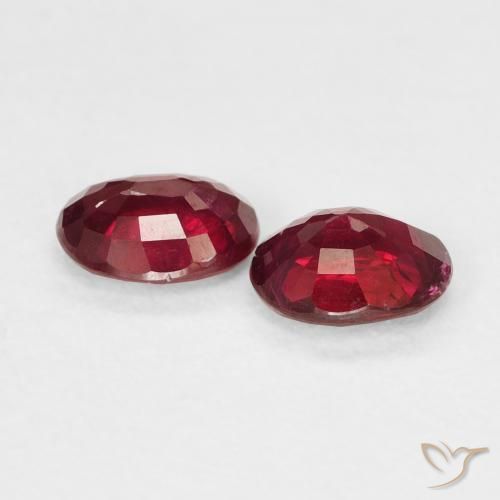 Shop natural 0.90ct ミディアムレッド ルビー gems, 楕円形, from ミャンマー at GemSelect. In stock, global shipping!