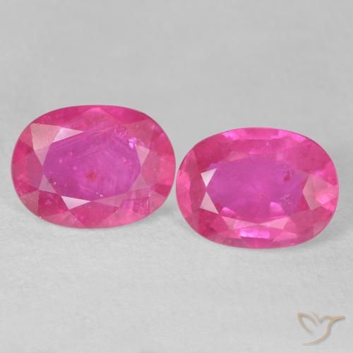 Shop natural 3.08ct Medium Dark-Pink ルビー gems, 楕円形, from モザンビーグ at GemSelect. In stock, global shipping!