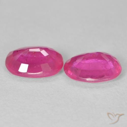 Shop natural 3.08ct Medium Dark-Pink ルビー gems, 楕円形, from モザンビーグ at GemSelect. In stock, global shipping!