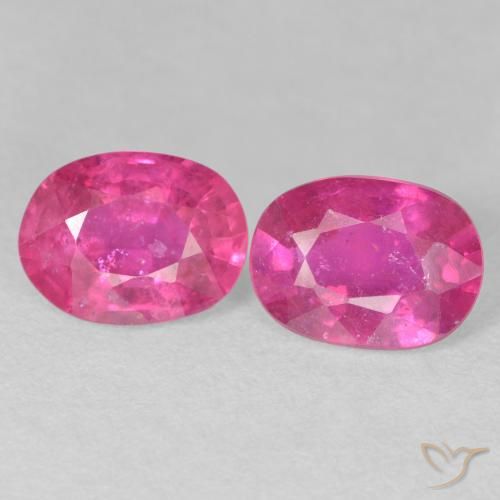 Shop natural 3.31ct ホットピンク ルビー gems, 楕円形, from モザンビーグ at GemSelect. In stock, global shipping!