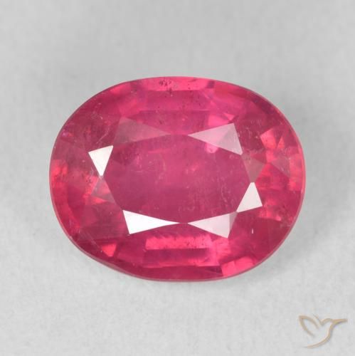 3.40ct 天然 ピンクがかったレッド ルビー, 楕円形, VS-SI