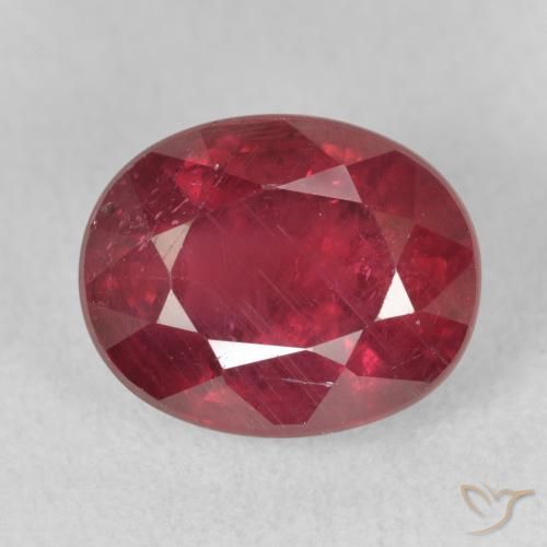 4.75ct 天然 濃い紅 ルビー, 楕円形, VS-SI