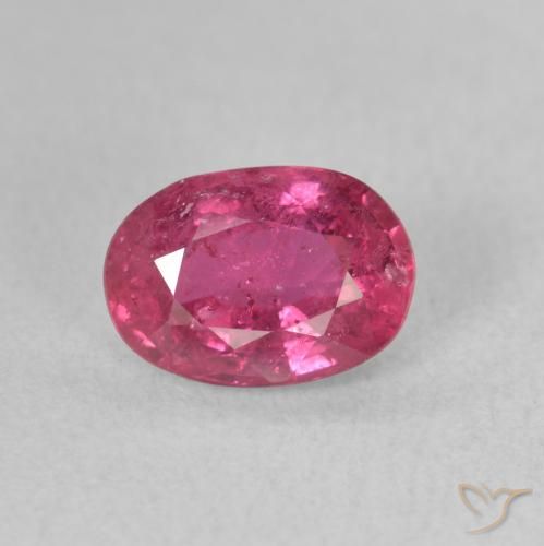 1.72ct 天然 ホットピンク ルビー, 楕円形, VS-SI