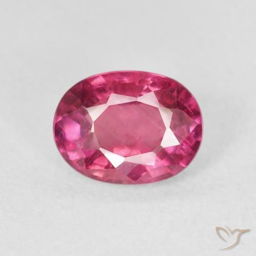 1.88ct 天然 ピンクがかったレッド ルビー, 楕円形, VS-SI