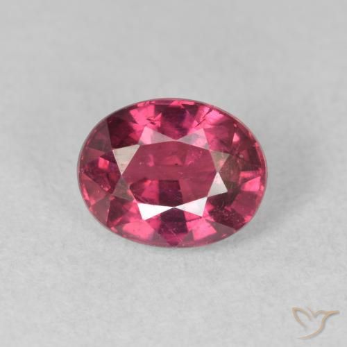 2.10ct 天然 ピンクがかったレッド ルビー, 楕円形, VS-SI