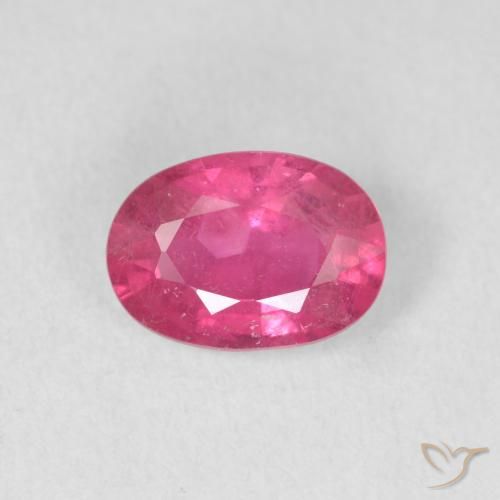 1.47ct 天然 濃いマゼンタ ルビー, 楕円形, VS-SI