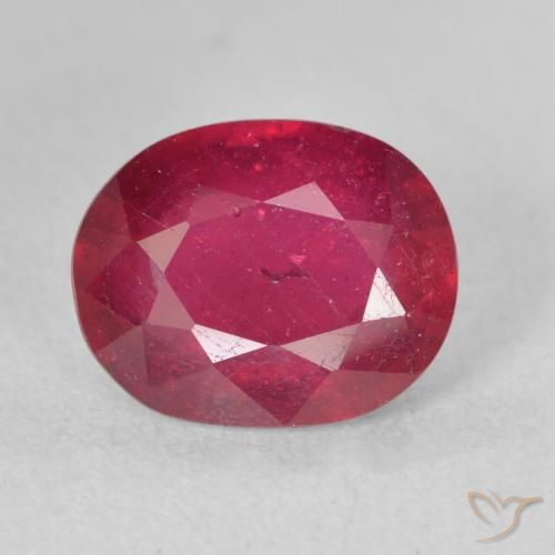 3.60ct 天然 ジャム・レッド ルビー, 楕円形, VS-SI