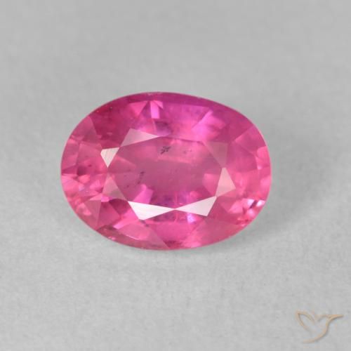 1.97ct 天然 濃いマゼンタ ルビー, 楕円形, VS-SI