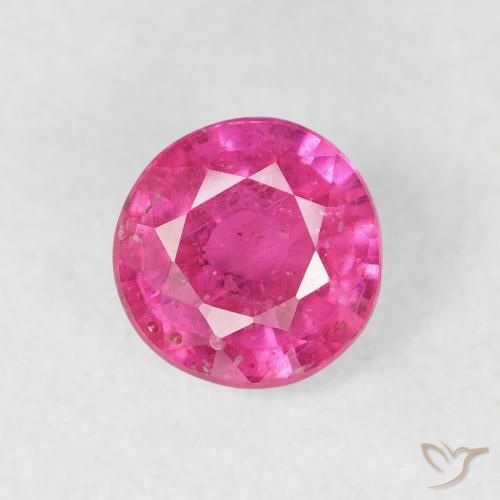 1.16ct 天然 濃いマゼンタ ルビー, ラウンド, VS-SI