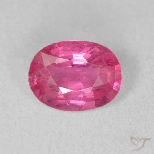 1.50ct 天然 赤みがかったピンク ルビー, 楕円形, VS-SI