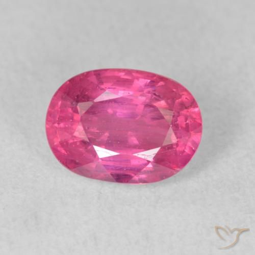 1.84ct 天然 ミディアムピンク ルビー, 楕円形, VS-SI