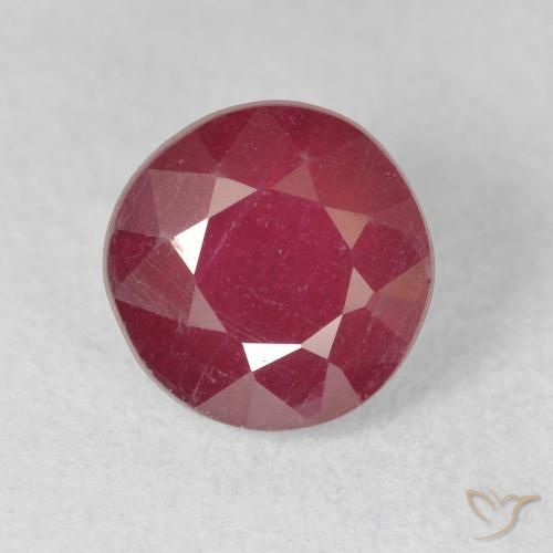 2.67ct 天然 濃い紅 ルビー, ラウンド, VS-SI