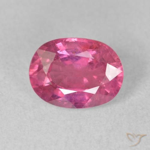 1.86ct 天然 ピンクがかったレッド ルビー, 楕円形, VS-SI