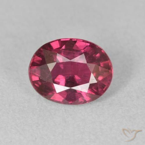 1.92ct 天然 ピンクがかったレッド ルビー, 楕円形, VS-SI