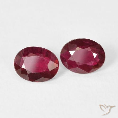 Shop natural 0.59ct ディープレッド ルビー gems, 楕円形, from ミャンマー at GemSelect. In stock, global shipping!