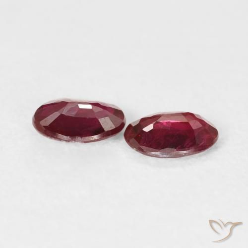 Shop natural 0.59ct ディープレッド ルビー gems, 楕円形, from ミャンマー at GemSelect. In stock, global shipping!