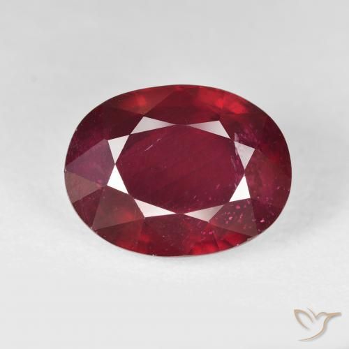 16.54ct 天然 明るい赤 ルビー, 楕円形, VS