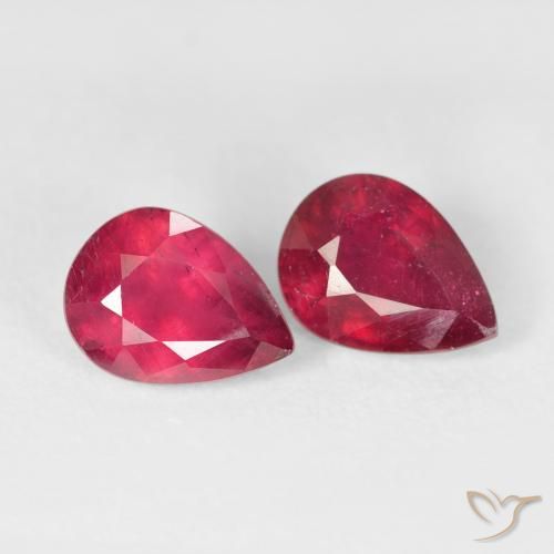 Shop natural 3.53ct ミディアムレッド ルビー gems, 洋梨の形, from マダガスカル at GemSelect. In stock, global shipping!