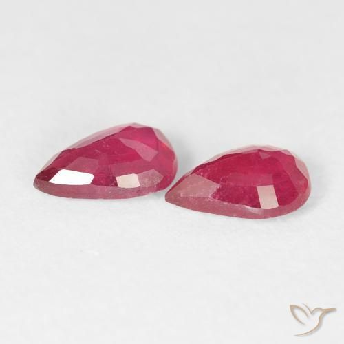 Shop natural 1.53ct 濃い紅 ルビー gems, 洋梨の形, from マダガスカル at GemSelect. In stock, global shipping!