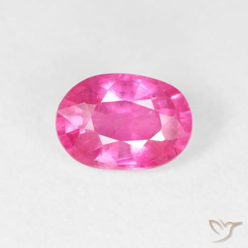 1.20ct 天然 濃いマゼンタ ルビー, 楕円形, VS