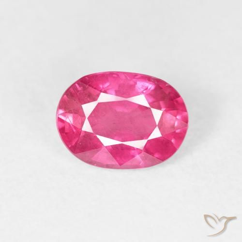 1.15ct 天然 濃いマゼンタ ルビー, 楕円形, VS
