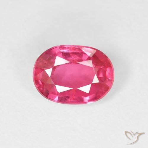 1.20ct 天然 濃いマゼンタ ルビー, 楕円形, VS