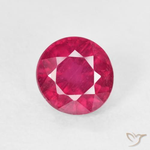 1.20ct 天然 薄いレッド ルビー, ラウンド, VS