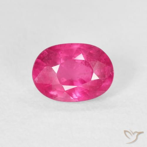 1.16ct 天然 濃いマゼンタ ルビー, 楕円形, VS