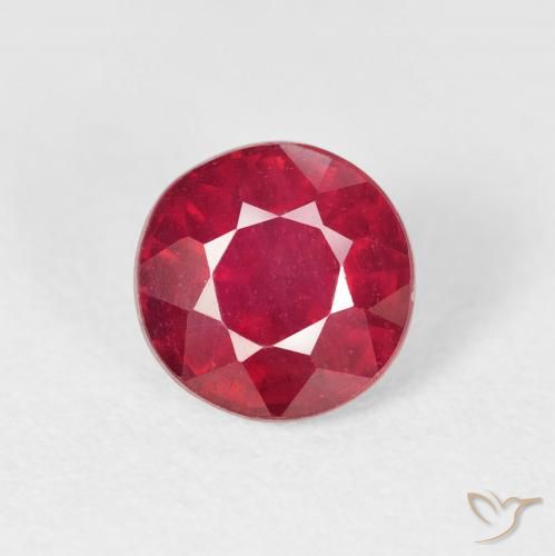 1.94ct 天然 濃い紅 ルビー, ラウンド, VS