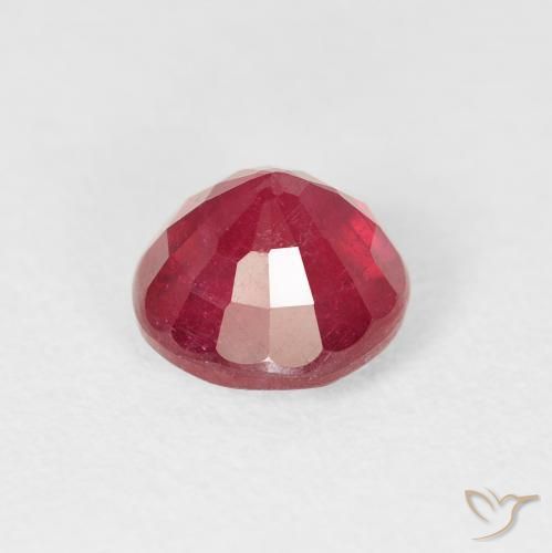 1.94カラットの天然濃い紅ルビー、ラウンド、VS