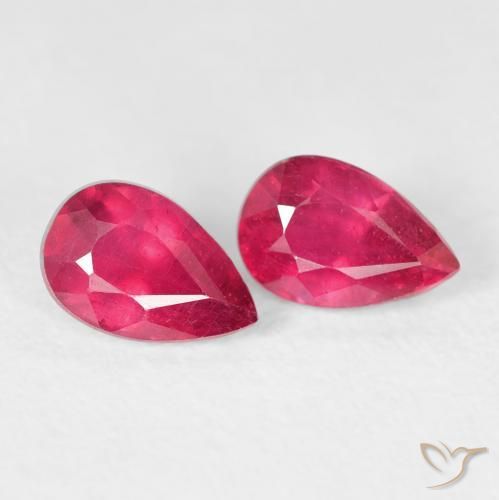 Shop natural 1.42ct ピンクがかったレッド ルビー gems, 洋梨の形, from マダガスカル at GemSelect. In stock, global shipping!