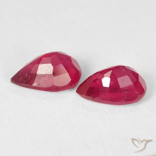 Shop natural 1.42ct ピンクがかったレッド ルビー gems, 洋梨の形, from マダガスカル at GemSelect. In stock, global shipping!