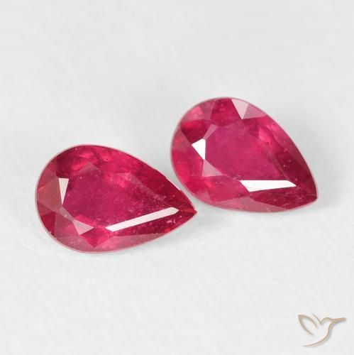 Shop natural 1.18ct 濃い紅 ルビー gems, 洋梨の形, from マダガスカル at GemSelect. In stock, global shipping!