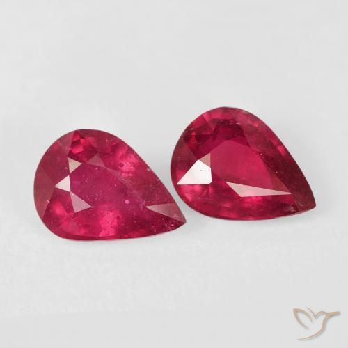 Shop natural 2.82ct 濃い紅 ルビー gems, 洋梨の形, from マダガスカル at GemSelect. In stock, global shipping!
